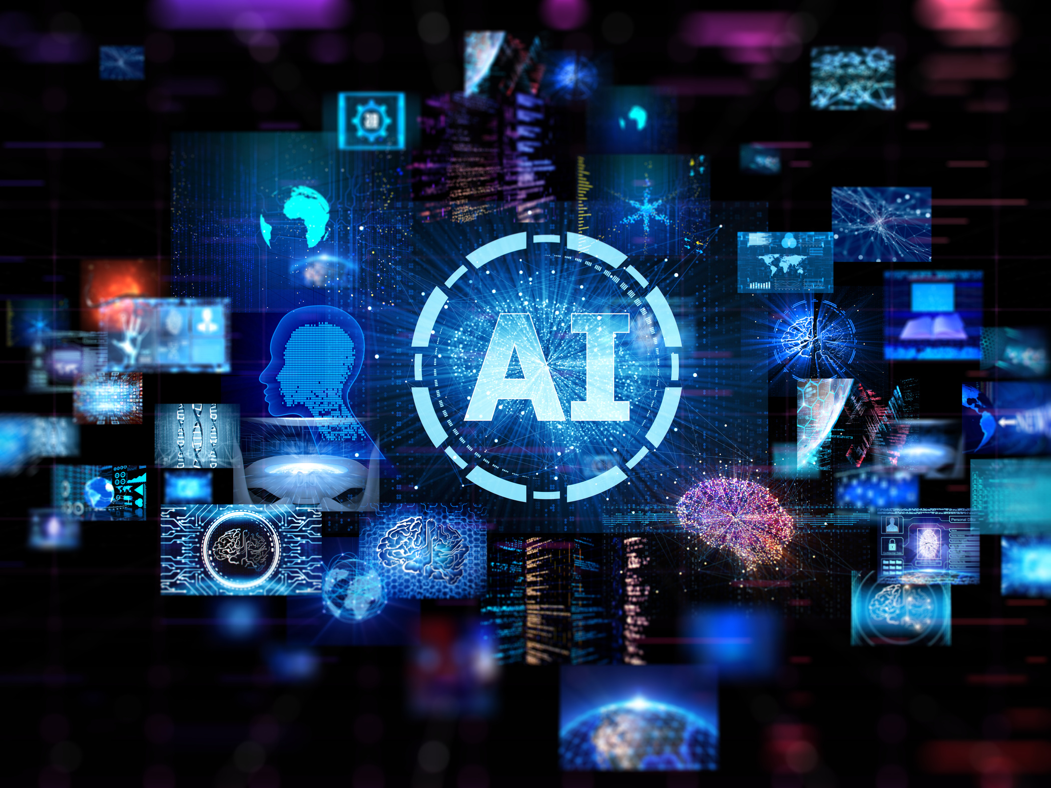 Artificial Intelligence digital concept